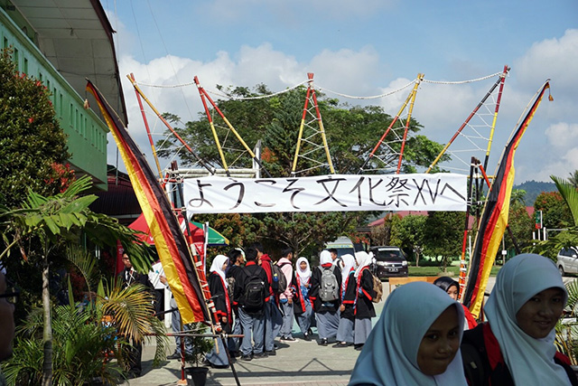文化祭の写真